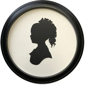 Round Black 10" Picture Frame