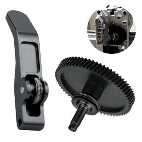 3D Printer Accessories 1 PCS Black Hardened Steel Extruder Gear Assembly Aluminum Alloy Handle Kit Compatible for Bambu Lab A1/A1 Mini