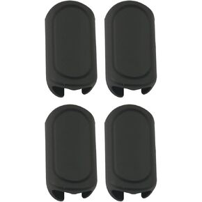 4PCS Bicycle Double Hole Cable Clip Organizer Bicycle Shifter Cable Housing Clip Plastic Type Guide Clip Mountain Bike Brake Shifter Cable Tube Fixing Clip Black