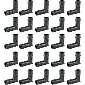 1/2" Poly PEX A Expansion Fitting,25 Pack 90 Degree Elbow PPSU PEX F1960 Fittings,1/2Inch Pex Plastic Elbow Fitting for Pex-A Pipe Connection