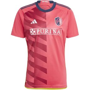 adidas St Louis City SC Men's Home Team Jersey (Power Pink/Night Indigo, 3X-Large)