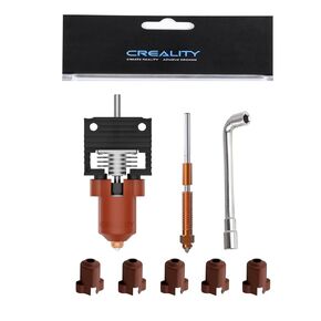 Creality Original K1/K1 Max/K1C Ceramic Heating Block Kit, with Extra 1Pcs Quick-swap Nozzle Kit, 5Pcs Silicone Socks, 1Pcs Wrench, High Flow Printing Hotend Kit for K1, K1 Max, K1C 3D Printer