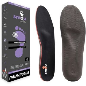 Hallux - Orthopedic Insoles for Bunions Pain Relief | Helps Relieve Walking Pain Big Toe | Insoles for Men & Women | High Arch Support | Men's Size 4-5.5 US/Women's Size 6-7.5 US (24,7 cm)