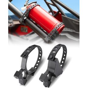 UTV Fire Extinguisher Mount,UTV Fire Extinguisher Holder Quick Release Roll Bar Fire Extinguisher Mount Compatible with Polaris RZR Can Am X3 Kawasaki Teryx