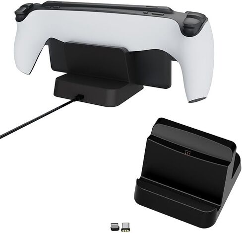 Charging Station Controller Charger for PS5 Fast Charging Dock Portable Charging Stand with Type C Charging Port for Playstation Portal Game Console(White) in Kuwait