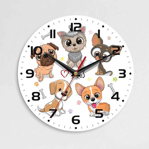 Wall Clock, 10 Inch Silent Non-Ticking Home Kitchen Decor, Battery Operated for Bathroom Bedroom Living Room Office(Abstract Mountain Sun) in Saudi Arabia