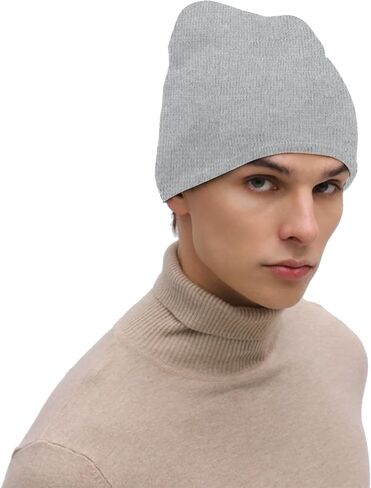 ZOORON Beanies for Men Womens Thick Knitted Unisex Winter Hats Beanies Skull Cap in Saudi Arabia