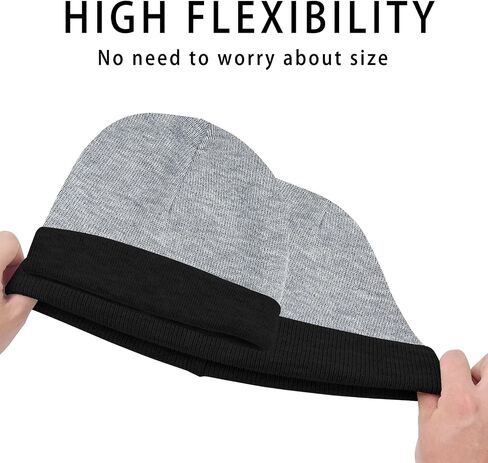ZOORON Beanies for Men Womens Thick Knitted Unisex Winter Hats Beanies Skull Cap in Saudi Arabia