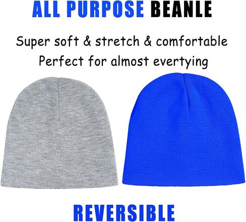 ZOORON Beanies for Men Womens Thick Knitted Unisex Winter Hats Beanies Skull Cap in Saudi Arabia