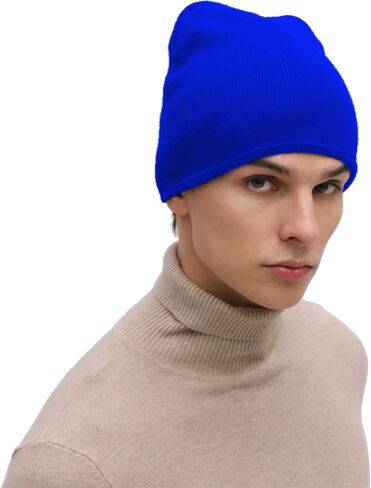 ZOORON Beanies for Men Womens Thick Knitted Unisex Winter Hats Beanies Skull Cap in Saudi Arabia