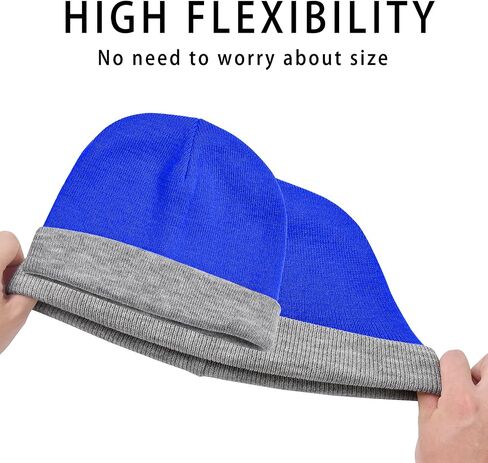 ZOORON Beanies for Men Womens Thick Knitted Unisex Winter Hats Beanies Skull Cap in Saudi Arabia
