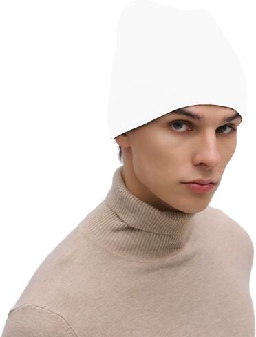 ZOORON Beanies for Men Womens Thick Knitted Unisex Winter Hats Beanies Skull Cap in Kuwait