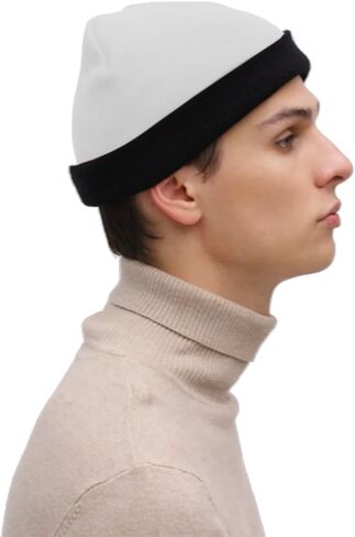 ZOORON Beanies for Men Womens Thick Knitted Unisex Winter Hats Beanies Skull Cap in Kuwait