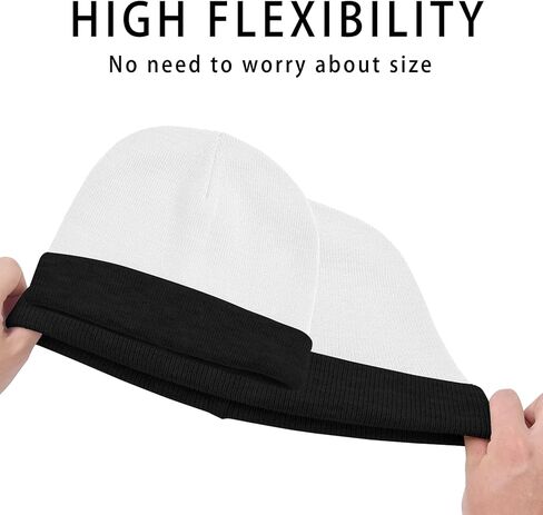 ZOORON Beanies for Men Womens Thick Knitted Unisex Winter Hats Beanies Skull Cap in Kuwait