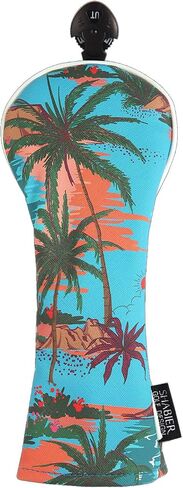 SHABIER Hawaii Island Flowers, Palm Trees, Beach, Ocean Golf Head Cover for Head Club in Saudi Arabia