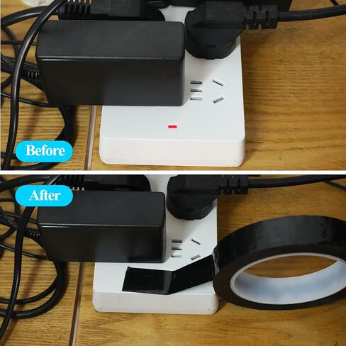 Blackout Tape 0.8Inch x 216Ft Light Blocking Sticker Tape Dark Masking Stickers to Blocking 80% of Light Light Dimming Stickers LED Cover Shading Tape for Routers Cable in Saudi Arabia