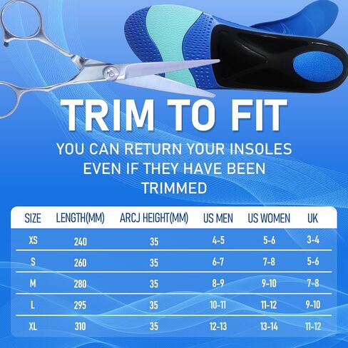 RooRuns Heavy Duty Plantar Fasciitis Arch Support Insoles Inserts Men Women, Orthotic Inserts Shoe for Flat Feet, Heel Spurs, High Arches, OverPronation, Metatarsalgia, Foot Pain Relief, L in Saudi Arabia