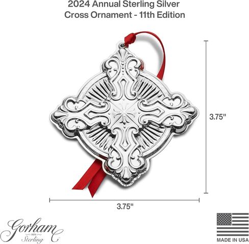 Gorham 2024 Sterling Silver Snowflake Ornament 55th Edition in Saudi Arabia