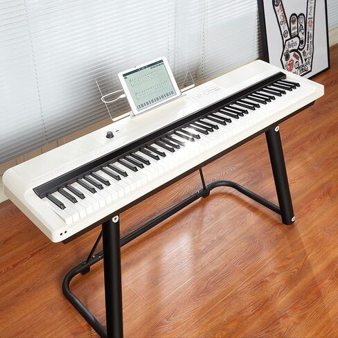 The ONE NEX Digital Piano, Piano Keyboard with 88 Hammer Action Keys for Beginner/Professional, Full Size Weighted Keyboard with Teaching LED Lights, Supports USB/Audio/Headphones/Sustain Pedal in Saudi Arabia