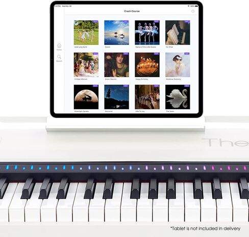 The ONE NEX Digital Piano, Piano Keyboard with 88 Hammer Action Keys for Beginner/Professional, Full Size Weighted Keyboard with Teaching LED Lights, Supports USB/Audio/Headphones/Sustain Pedal in Saudi Arabia