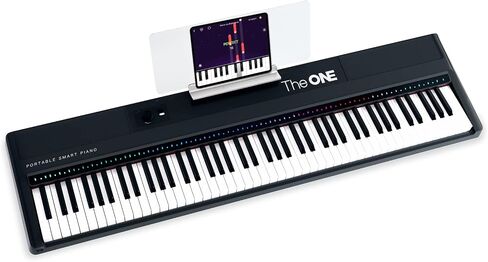 The ONE NEX Digital Piano, Piano Keyboard with 88 Hammer Action Keys for Beginner/Professional, Full Size Weighted Keyboard with Teaching LED Lights, Supports USB/Audio/Headphones/Sustain Pedal in Saudi Arabia