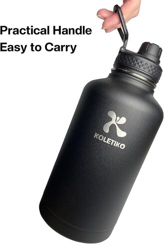 Spout Lid for Hydro Wide Mouth Flask 32 40 64 128 oz, BPA Free & Leak-Proof Replacement Chug Lid for Sports Water Bottle in Saudi Arabia