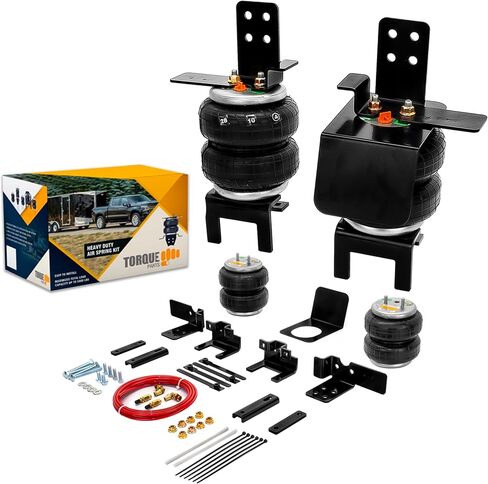 TORQUE Airbag Air Bag Suspension Kit for 2005-2023 Toyota Tacoma 2WD 4WD and Prerunner 2WD Rear Helper Bag Spring Towing 5000 lbs (Replaces Firestone Ride Rite 2407) (TR2407) in Saudi Arabia