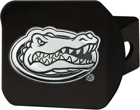 FANMATS 21028 لون الفريق 4-1/2" x 3-3/8" غطاء فلوريدا للربط (أسود) in Kuwait