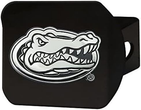 FANMATS 21028 لون الفريق 4-1/2" x 3-3/8" غطاء فلوريدا للربط (أسود) in Kuwait