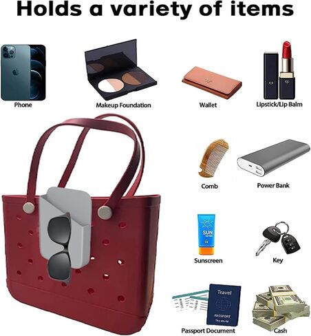 Silicone Phone Holder for Bogg Bag, Flower Bag Charms Compatible with All Bogg Bags, Find Your Phone in A Second with Phone Holder for Bogg Bag,Portable Size Fits for iPhone and Android Phones. in Saudi Arabia