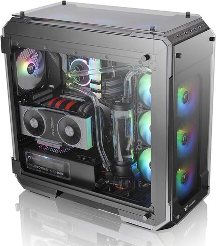 عرض حافظة 380 TG ARGB باللون الأسود ATX؛ تتضمن مراوح ARGB مقاس 4 × 120 مم؛ يدعم اللوحة الأم ذات الموصل المخفي؛ لوحة زجاجية مزدوجة أمامية وجانبية؛ CA-1Z2-00M1WN-00; ضمان 3 سنوات in Saudi Arabia