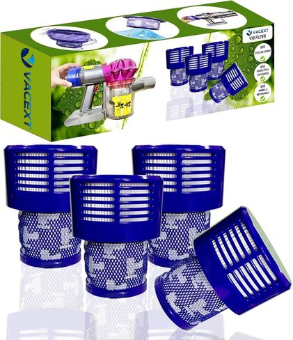 For Dyson V11 V15, 4 Pack Vacuum Filters Replacement Parts Compatible with Dyson V11 Cordless Vacuum V11 Torque Drive V11 Animal/Complete/Extra V15 Detect; Part # 970013-02 in Saudi Arabia