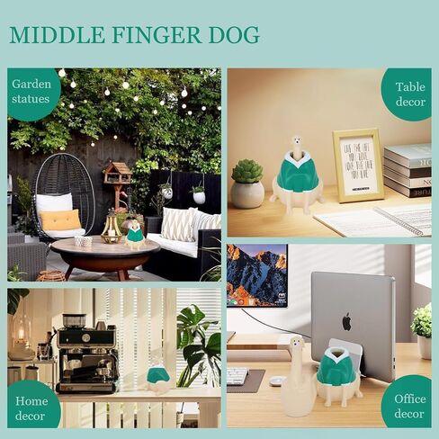 Middle Finger Gifts，Green Funny Nesting Dolls Middle Finger Statue Resin Funny Adorably Decor for Office Decor，Unique Home Decor Sculpture for Shelves in Saudi Arabia
