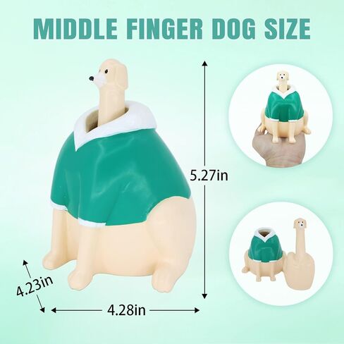 Middle Finger Gifts，Green Funny Nesting Dolls Middle Finger Statue Resin Funny Adorably Decor for Office Decor，Unique Home Decor Sculpture for Shelves in Saudi Arabia