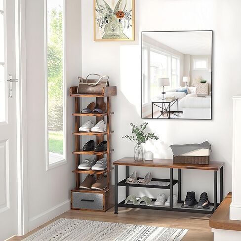 CRATE&COOP Bathroom Black Mirror for Wall,32x26 Inch Wall Mirror for Bathroom Over Sink, Rectangle Metal Frame Bathroom Vanity Mirror (32" Blacck) in Saudi Arabia