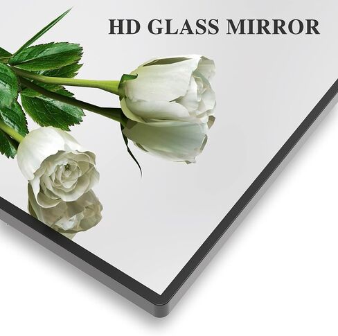 CRATE&COOP Bathroom Black Mirror for Wall,32x26 Inch Wall Mirror for Bathroom Over Sink, Rectangle Metal Frame Bathroom Vanity Mirror (32" Blacck) in Saudi Arabia