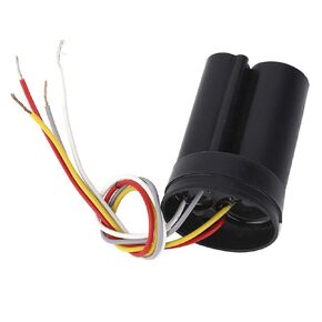 Oumefar 450V 12uf+5uf Superior Dual Starting Capacitor Stable Motor Capacitor CBB60 Washing Machine Starting Round Capacitor Electric Self-Priming Pump Replacement