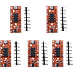 KOOBOOK 5Pcs A3967 EasyDriver Shield Stepping Stepper Motor Driver For Arduino Support 4/6/8 Wires Stepper