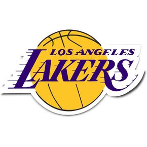 Desert Cactus Los Angeles Lakers LA NBA Officially Licensed Sticker Vinyl Decal Laptop Water Bottle Car Scrapbook (Individual 3)