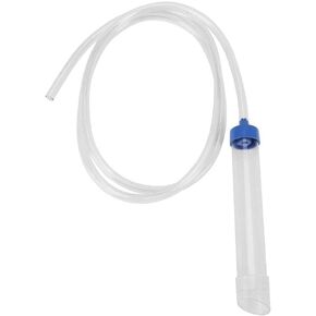 Fish Tank Cleaner and Aquarium Water Changer Siphon with a Thinner Water Tubing，Gravel Vacuum for Aquarium Kit，Perfect for Cleaning Small Fish Tank (Extrusion Type)