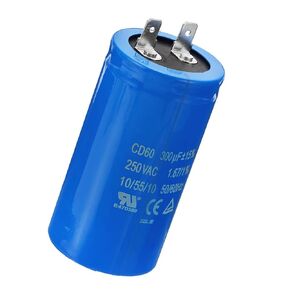 CD60 Operating Capacitor, 300uF/MFD 250VAC 50/60Hz air Compressor Motor Starting Capacitor