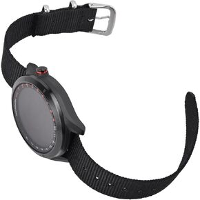 One Sheet Nylon Strap Compatible with Garmin Approach s12/s40/s42 Replacement Watchband-M&L(5.2-7.7inch)