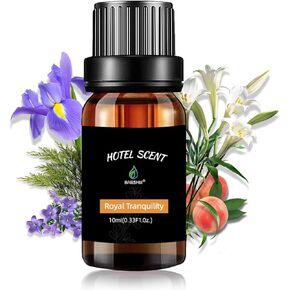 Hotel Scents Roy Tranquility 10ML Essential Oil Inspired by Ritz-Carlton Hotel, Hotel Collection Diffuser Oil with Lemon, Jasmine and Amber, Luxury Home Aromatherapy Fragrances Oil