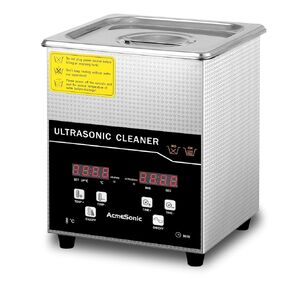 Ultrasonic Cleaner 3L Digital Ultrasonic Parts Cleaner with Timer 40kHz SUS 304 Stainless Steel Lab Sonic Cleaner for Professional Tools,Metal Parts,Jewelry,Eyeglasses