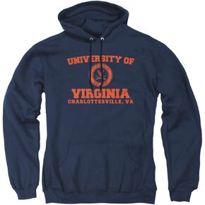 University of Virginia Official Badge Unisex Adult Pull-Over Hoodie ,Navy
