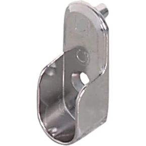 Polished Chrome Open Flange For Oval Rod With Mounting Pins (Each)