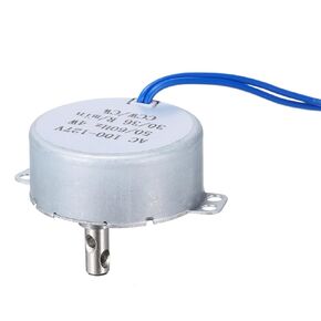 MECCANIXITY TYC-50 Small Synchronous Motor 100-127V AC 30-36RPM Shaft Rotation CW/CCW 4W Gear Motor, 0.8kgf.cm Reduction Ratio for Electric Fireplace