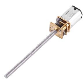 DC 6V Gear Motor Reduction Geared Motor with Long M3*55MM Screw Thread Output Shaft (6V 100RPM)