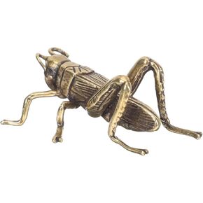 NUOBESTY Vintage Decor Vintage Decor Desk Decorations Brass Cricket Copper Cricket Figurine Model Statue Sculpture for Desktop Ornament Crafts Vintage Decor Desk Decorations Desk Decorations