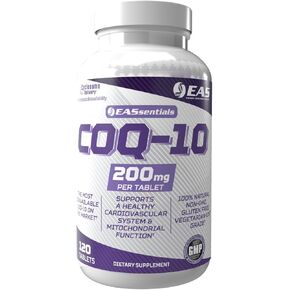 COQ-10 200mg | Antioxidant Supporting Heart Health & Energy Production | Gluten Free, Non GMO | Better Absorption with Cyclosome Delivery | 120 Tablets